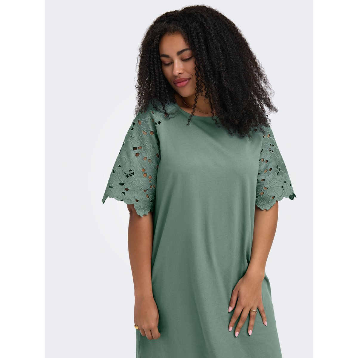 Robe chinois green, ONLY CARMAKOMA