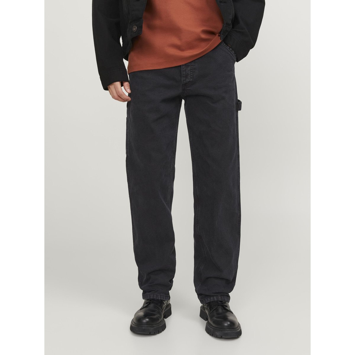 Jean À Coupe Ample noire - black, JACK & JONES