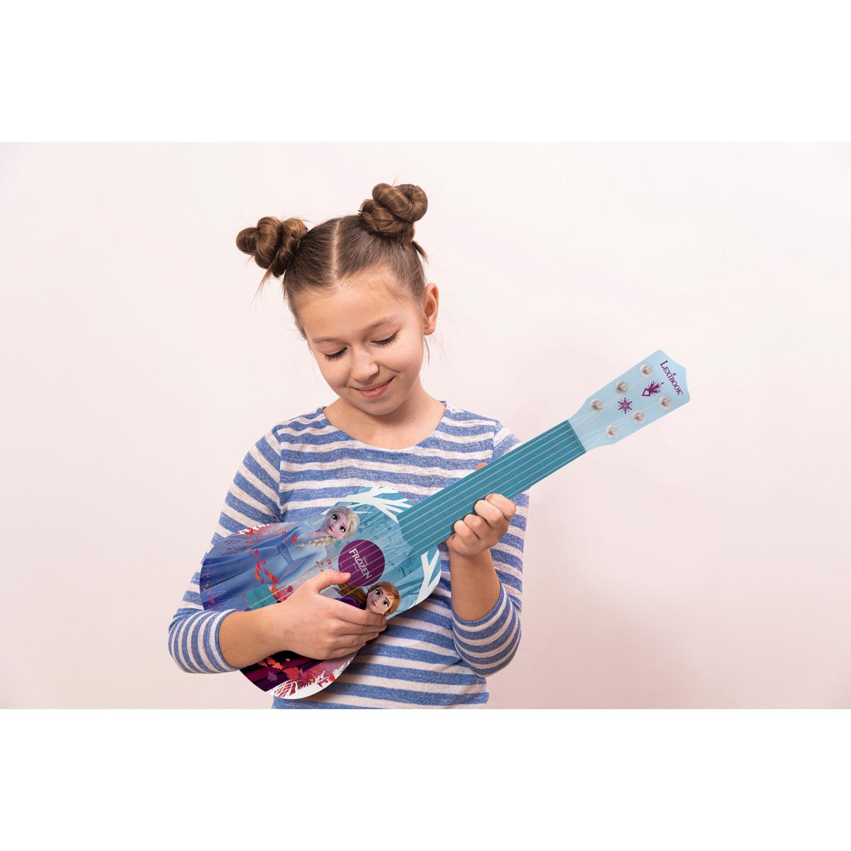 Ma Première Guitare Reine des Neiges bleu, LEXIBOOK