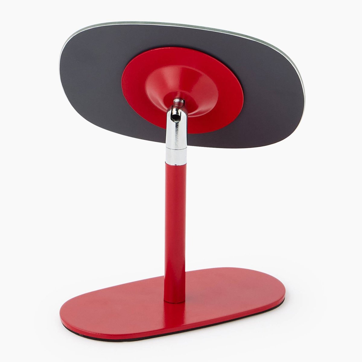 Miroir sur pied, 15x7x18cm, en métal cerise, MONOPRIX