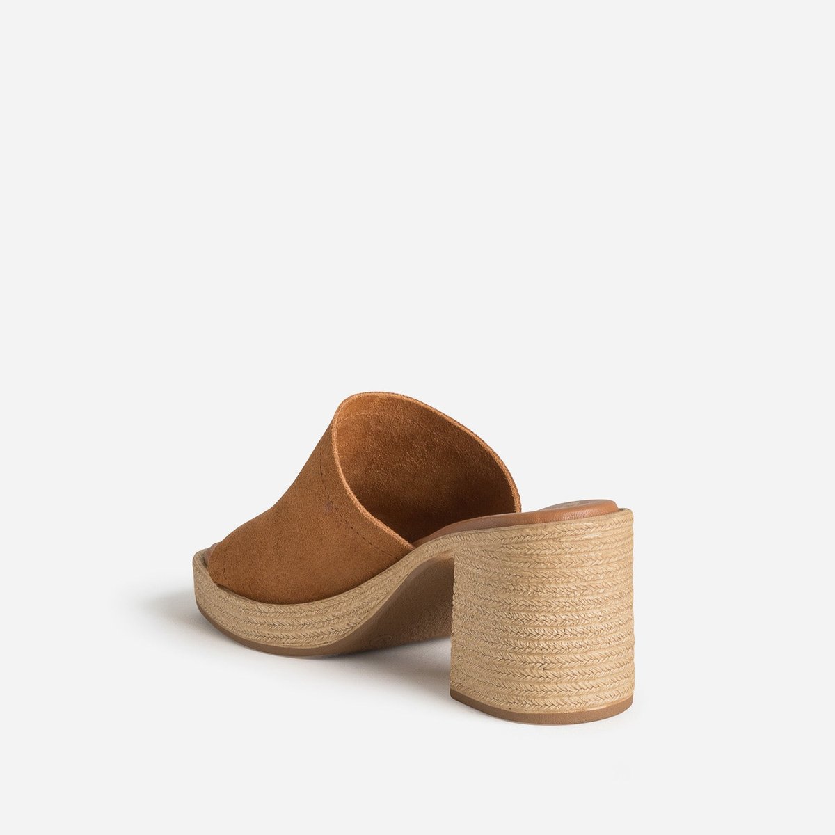 Sandale À Talon en cuir KAIMA camel, ERAM
