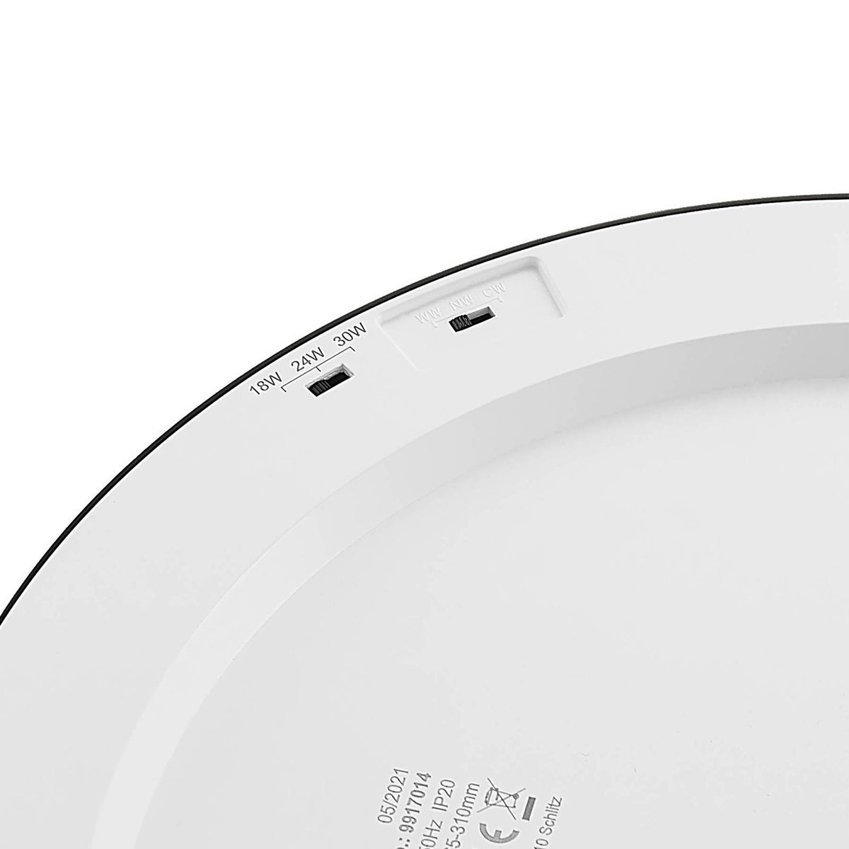 Plafonnier en aluminium moderneLED, Aureka argent, PRIOS