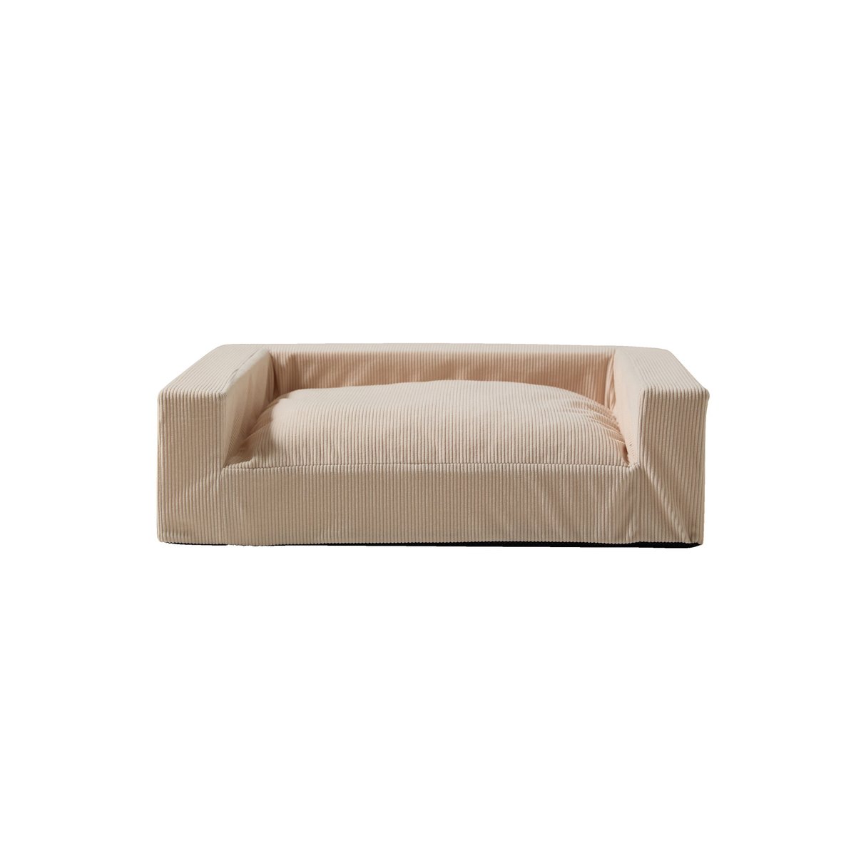 Sofa chien moyen velours côtelé couleur unique, VERTBAUDET