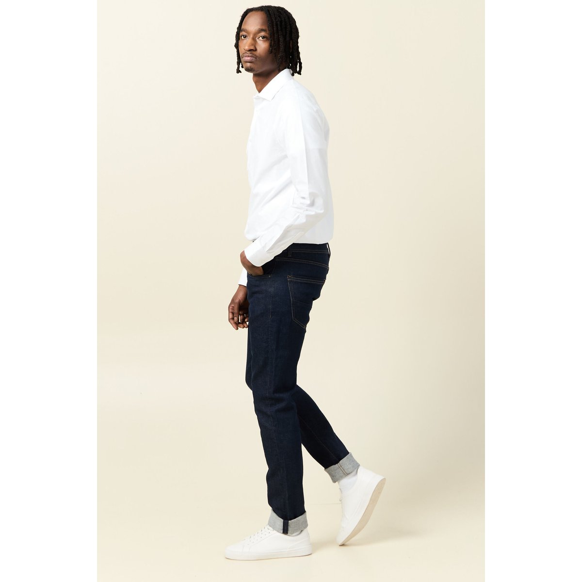 Chemise manches longues blanc, BONOBO