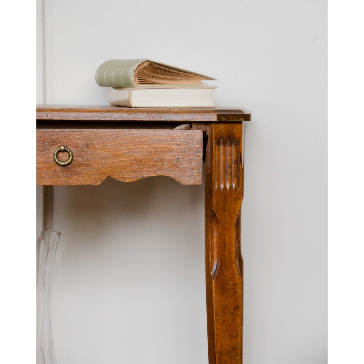 Console en bois Francine N°997 - Bon état marron, DEBONGOUT
