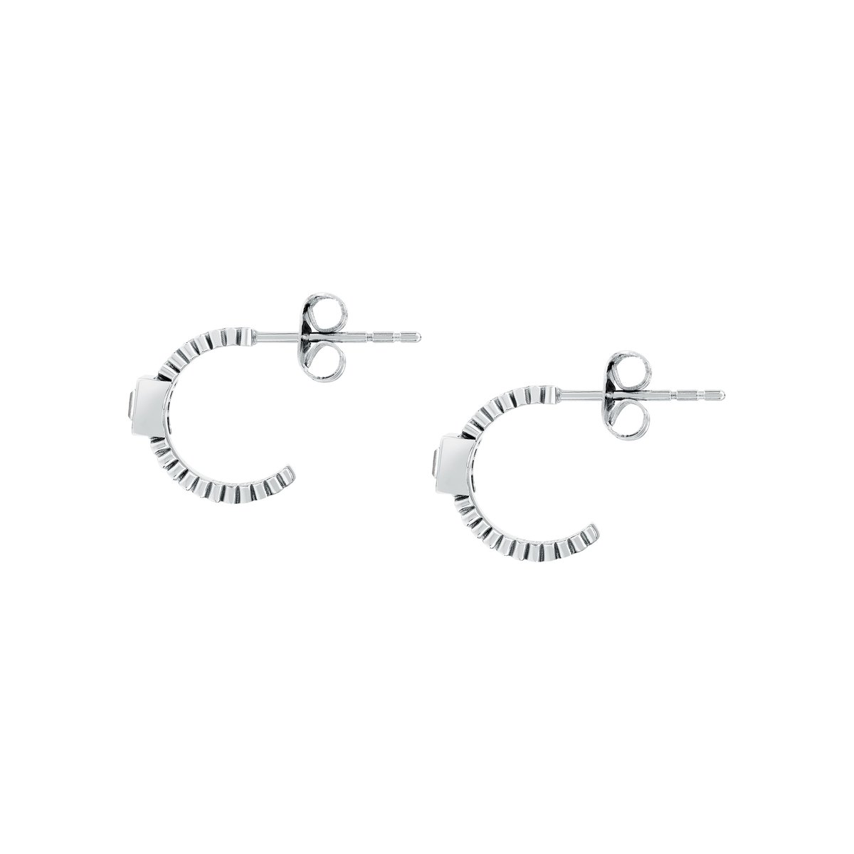 Boucles d'oreille GIOIA argent, blanc, MORELLATO