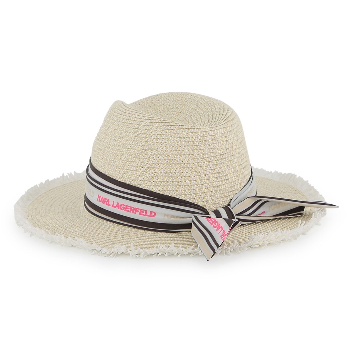 Chapeau tressé unique, KARL LAGERFELD KIDS