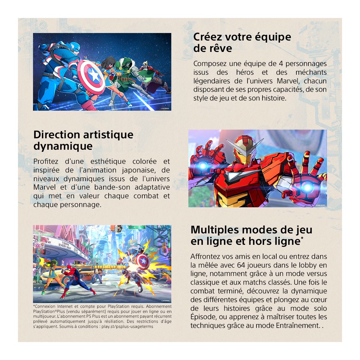 Jeu PS5 MARVEL TOKON FIGHTING SOULS couleur unique, SONY