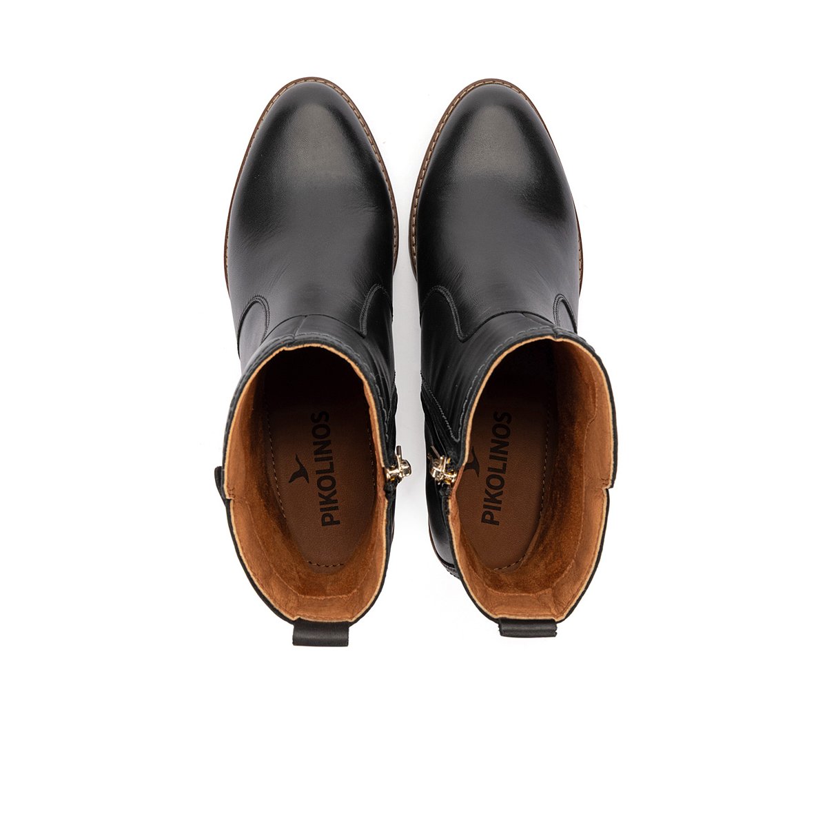 Bottines à talon cuir Llanes black, PIKOLINOS