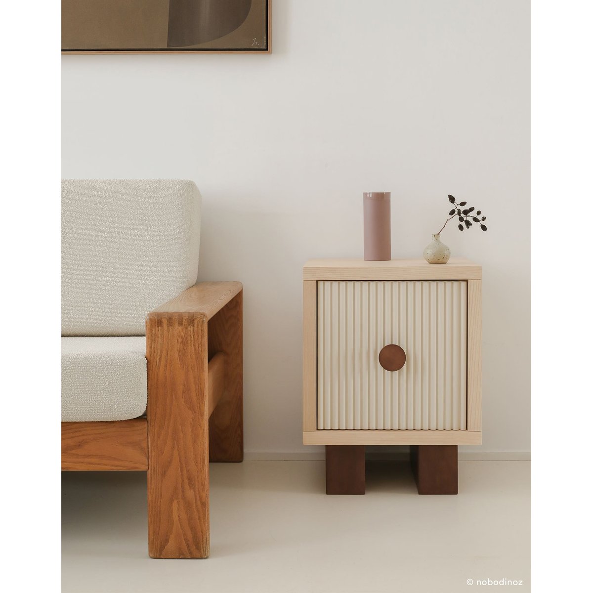 Table de nuit Heju x Nobodinoz wood, NOBODINOZ