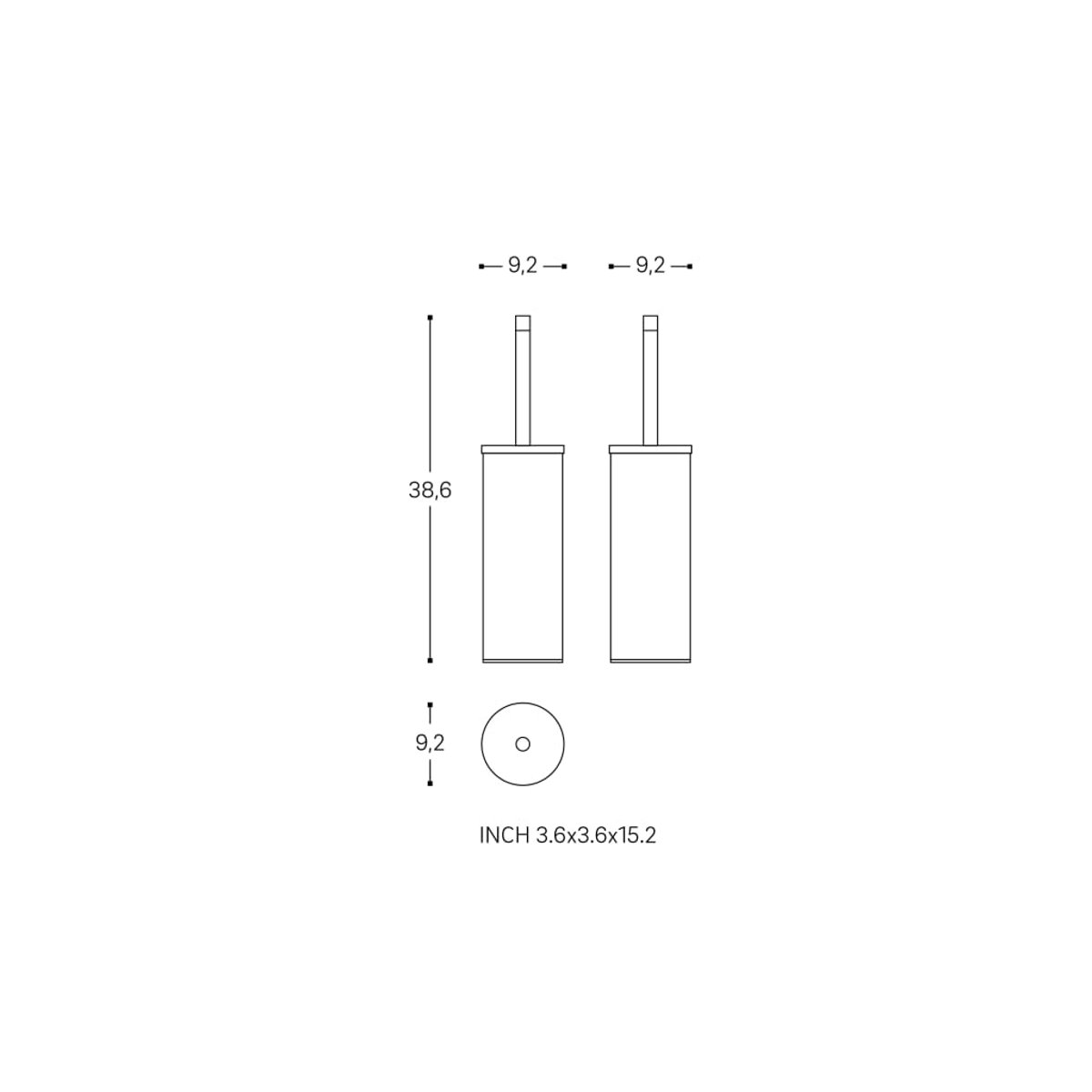 Porte-savon Liquide (200ml) LOGIC noir mat, COSMIC