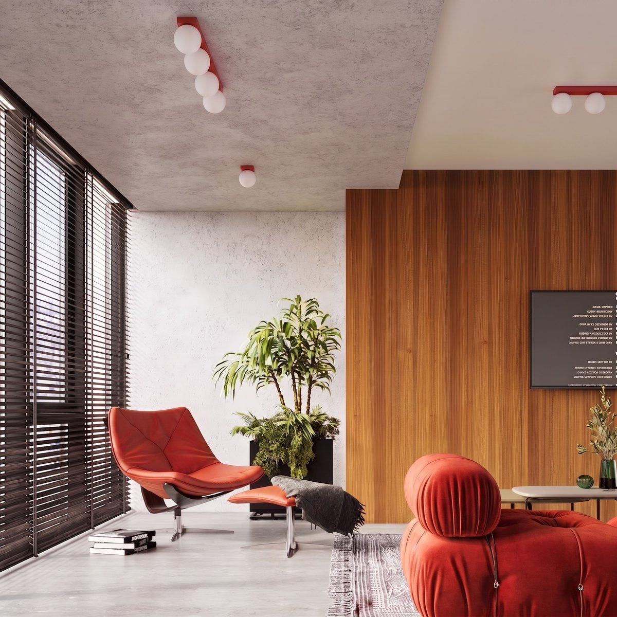 Applique murale Rouge G9 1 Yoli rouge, EDEN