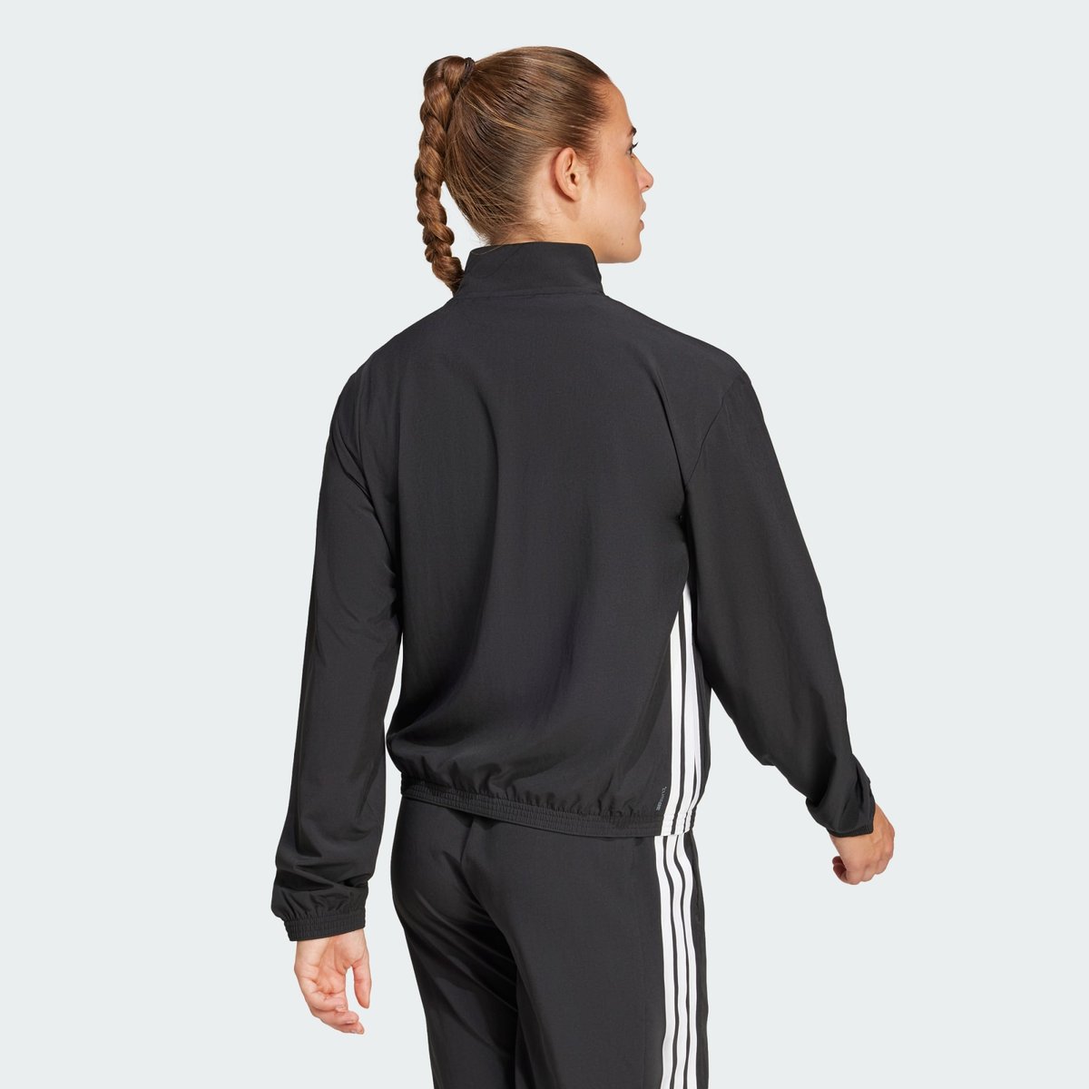 Veste D'échauffement Toile 3 Bandes Train Essentials Veste D'échauffement Toile 3 Bandes Train Essentials black / white, adidas Performance