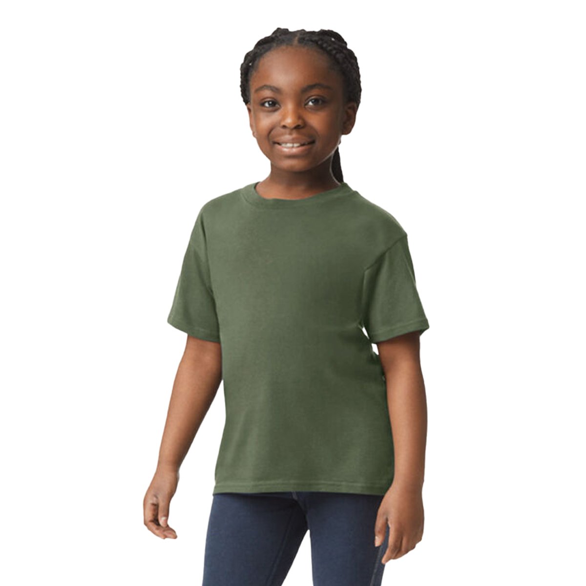 T-shirt uni manches courtes SOFTSTYLE gris, GILDAN