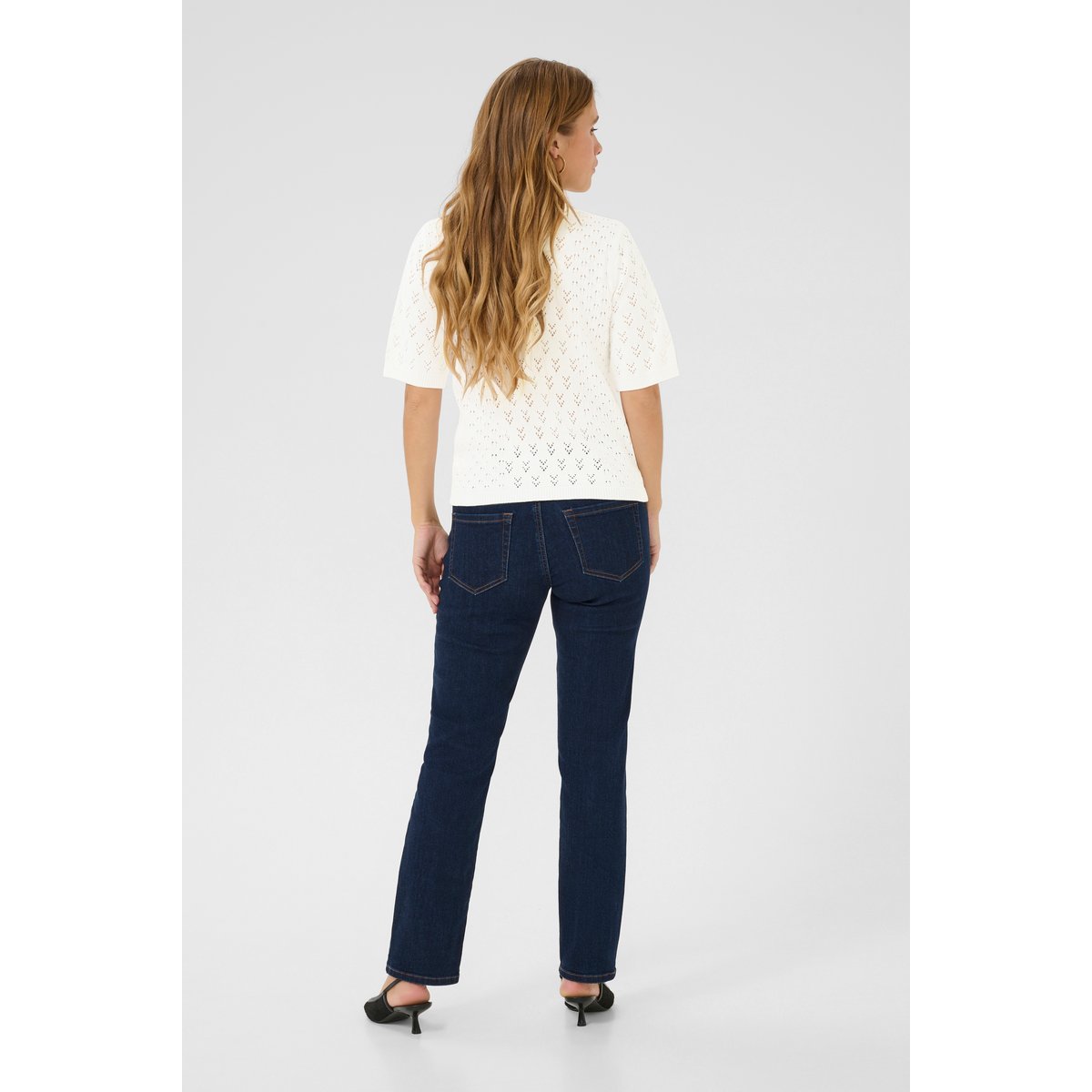 Knitted pullover blanc, KAFFE
