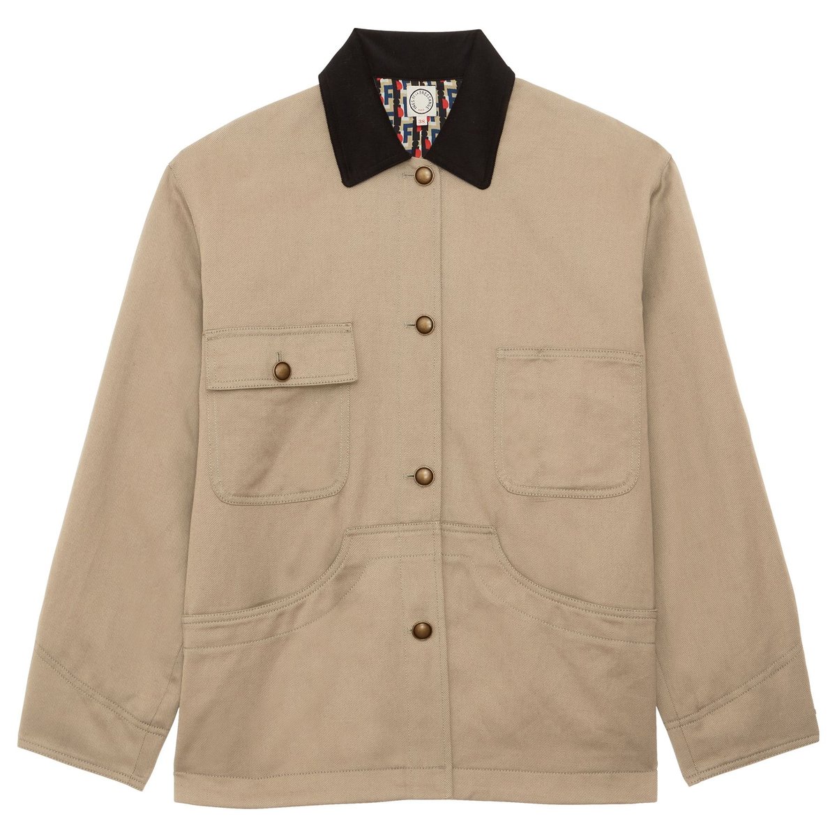 Veste de travail Melchior beige, INES DE LA FRESSANGE PARIS