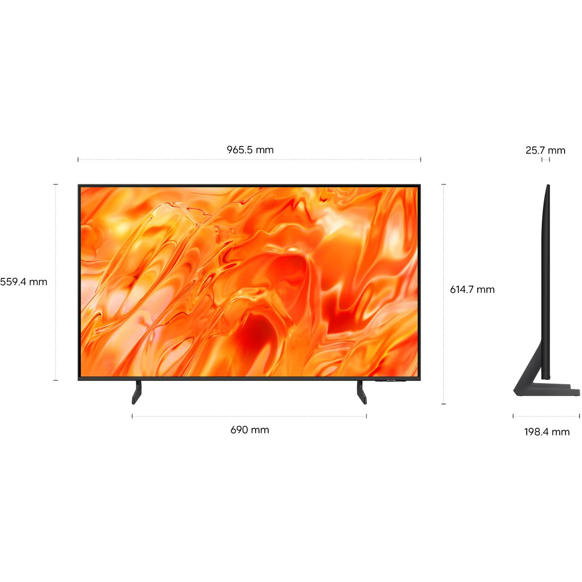 TV Mini LED TQ43QN74H (2026) 43" (108 cm) 4K - Smart TV, NeoQLED (contrastes intenses) couleur unique, SAMSUNG