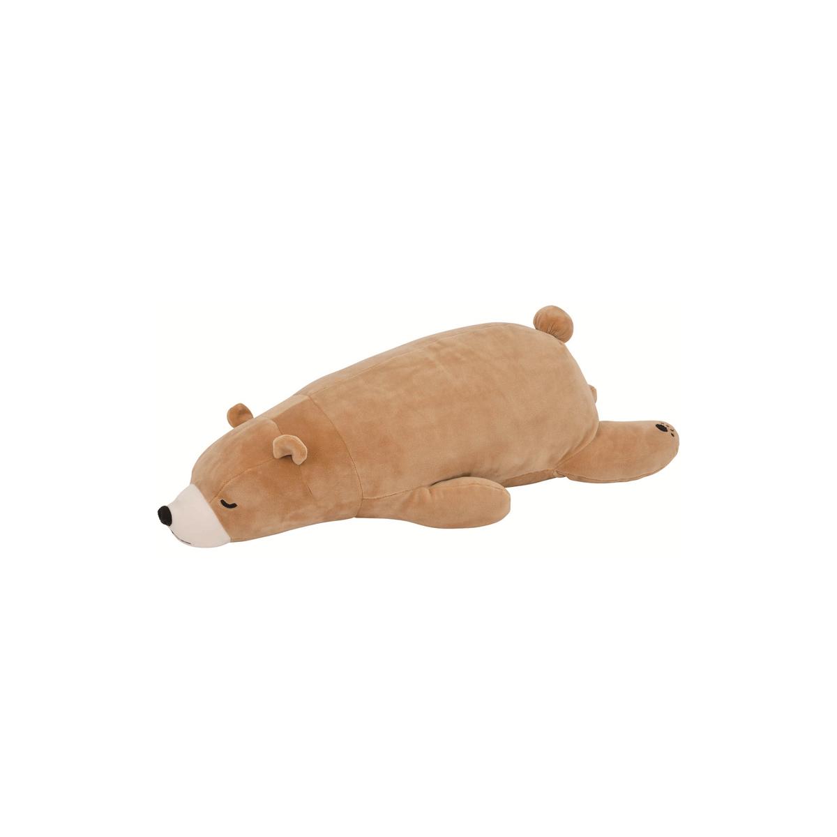 Peluche Cookie l'Ours brun marron, beige, noir, TROUSSELIER