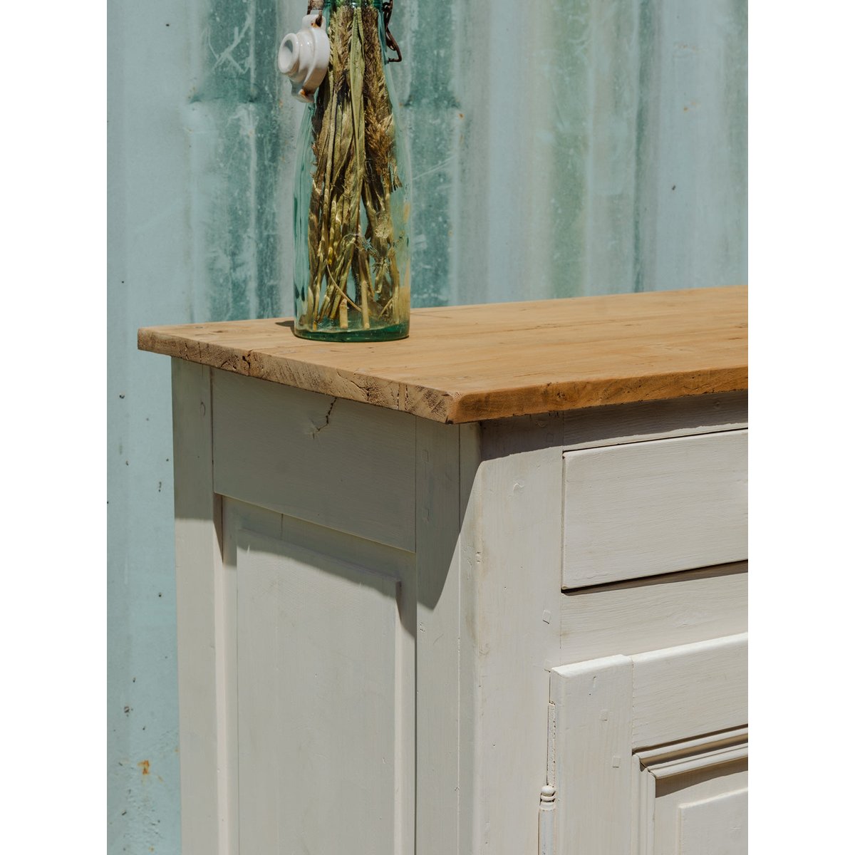Buffet en bois crème Gilbert N°1542 - Bon état bois clair, DEBONGOUT
