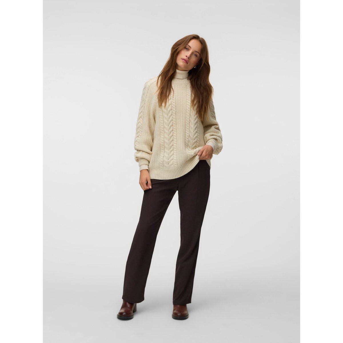 Pull En Maille birch, VERO MODA