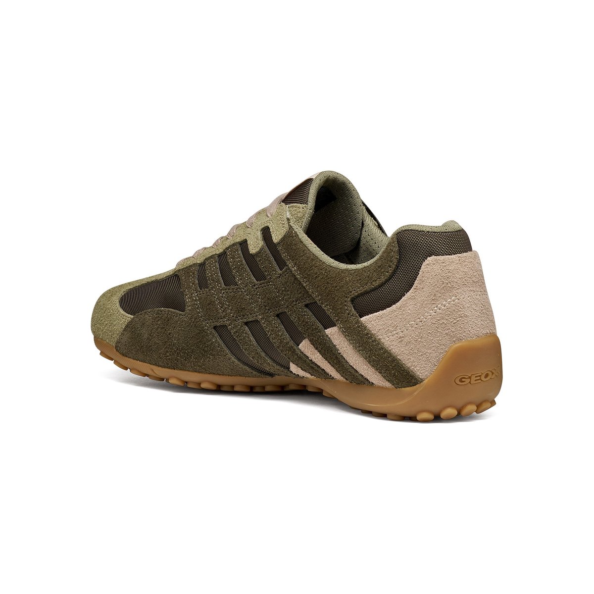 Baskets U SNAKE vert sauge/vert militaire, GEOX