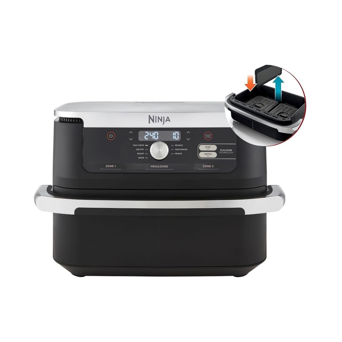 Friteuse sans huile Foodi Flex 10,4L AF500EU couleur unique, NINJA