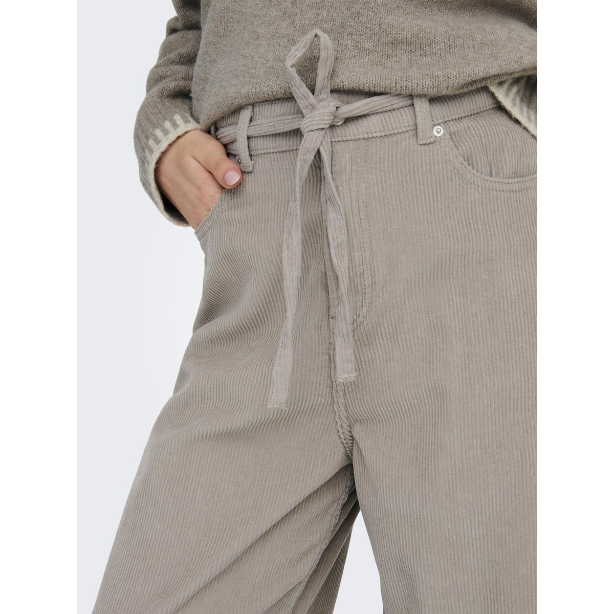 Pantalon À Jambe Large string, ONLY