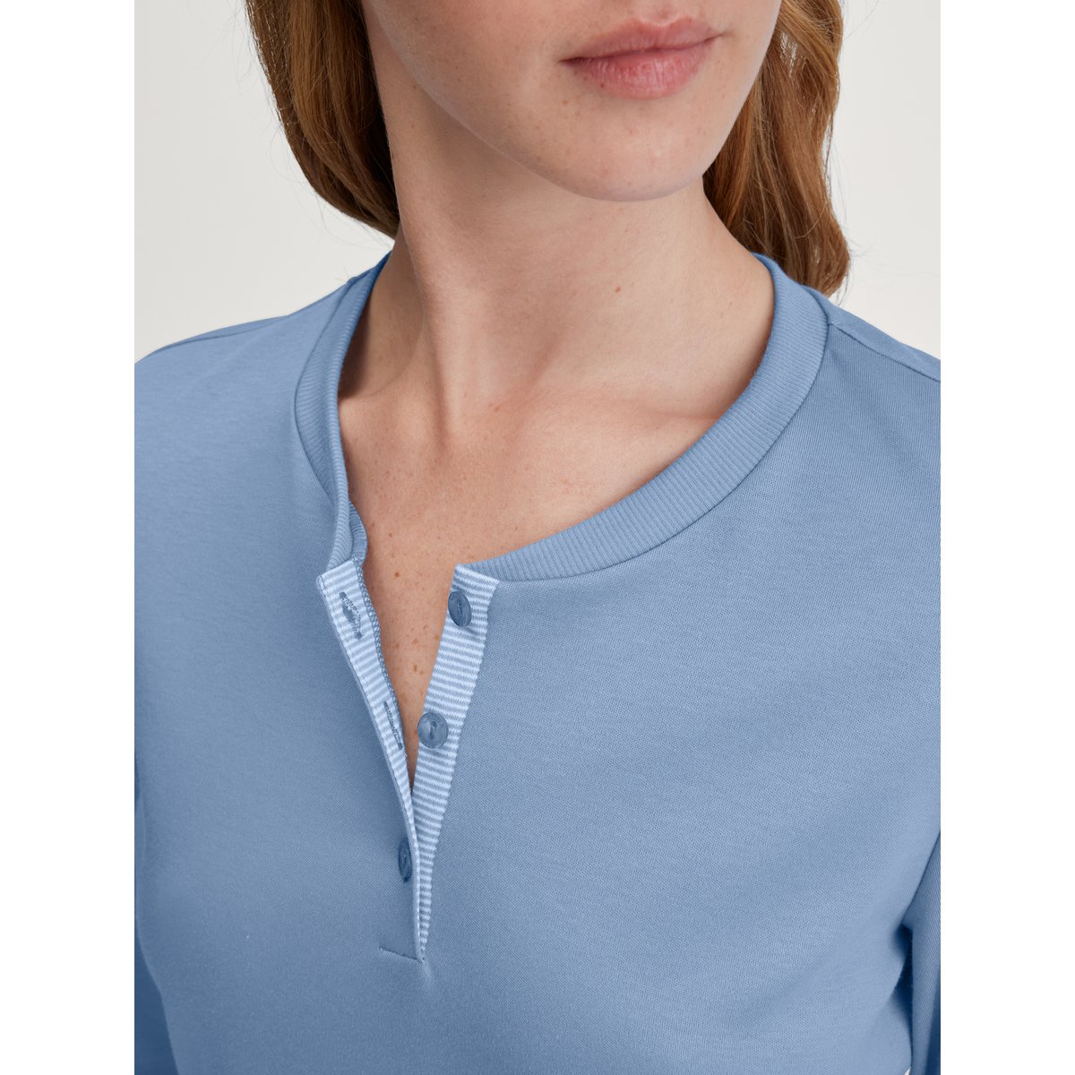 Pyjama manches longues Coton MIDNIGHT STRIPES scandinavian, CALIDA