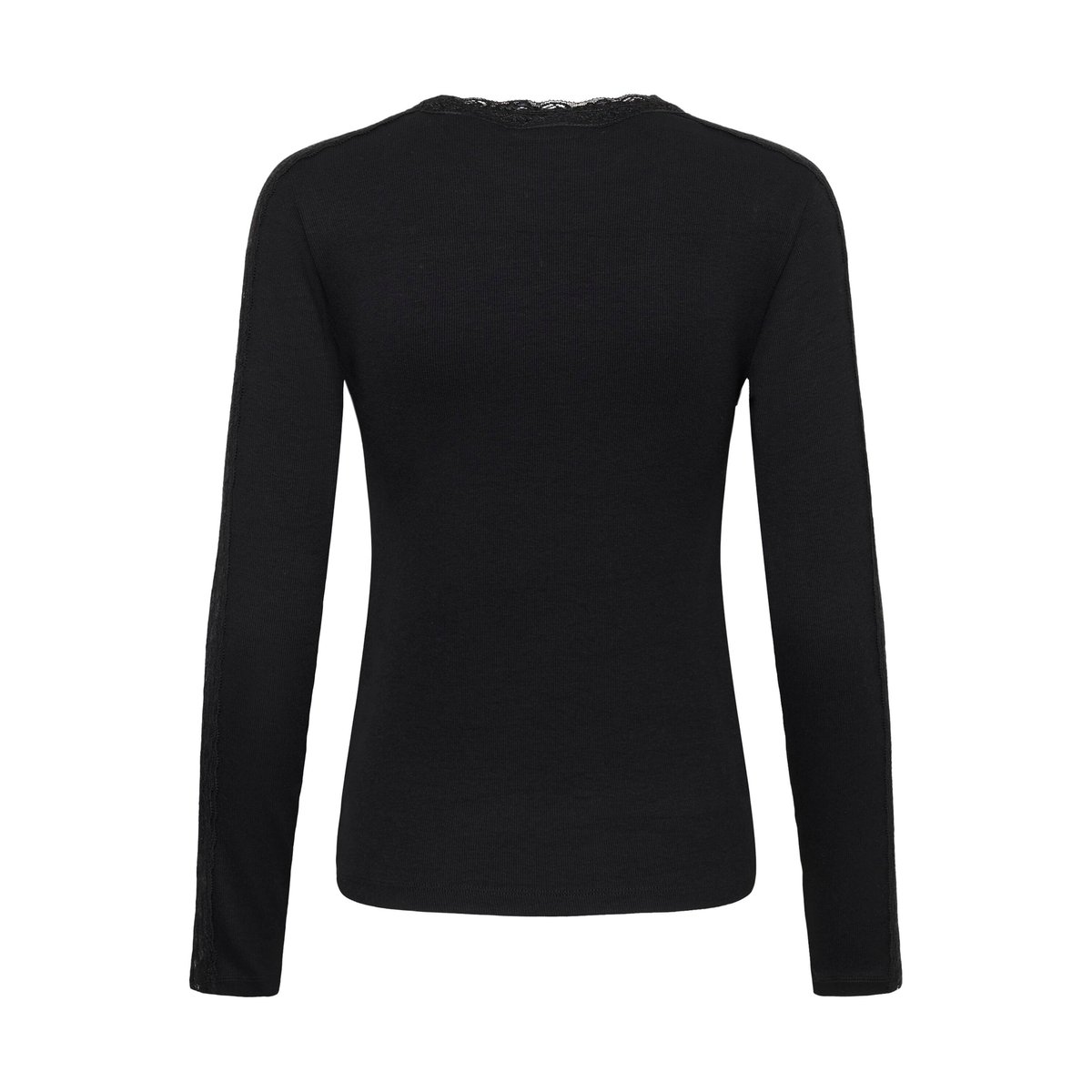 T-shirt à manches longues noir black deep, KAFFE