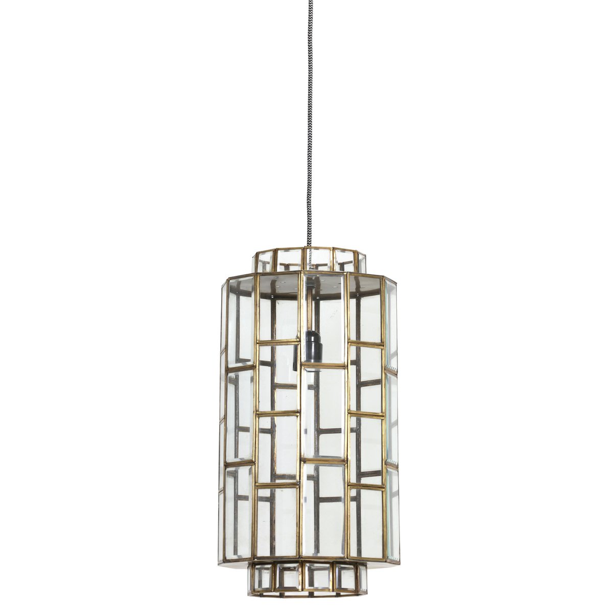 Lampe Suspendue Métal SØSTRENE bronze antique, LIGHT & LIVING 