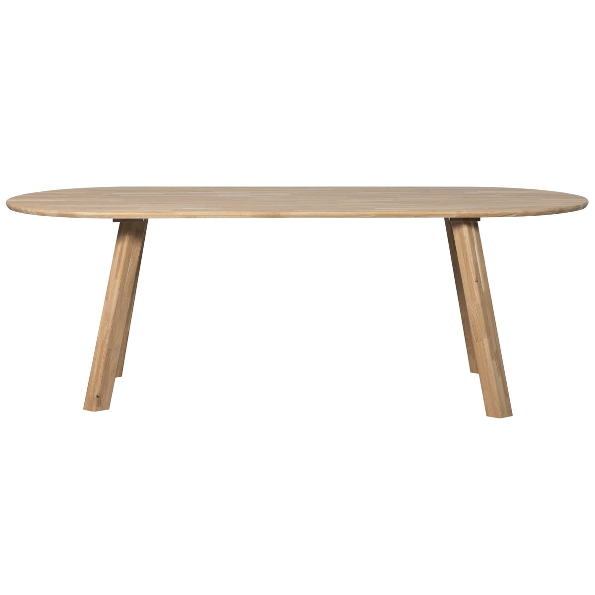 Lot de 2 pieds de table en bois de chêne HAARLEM transparent, WOOOD