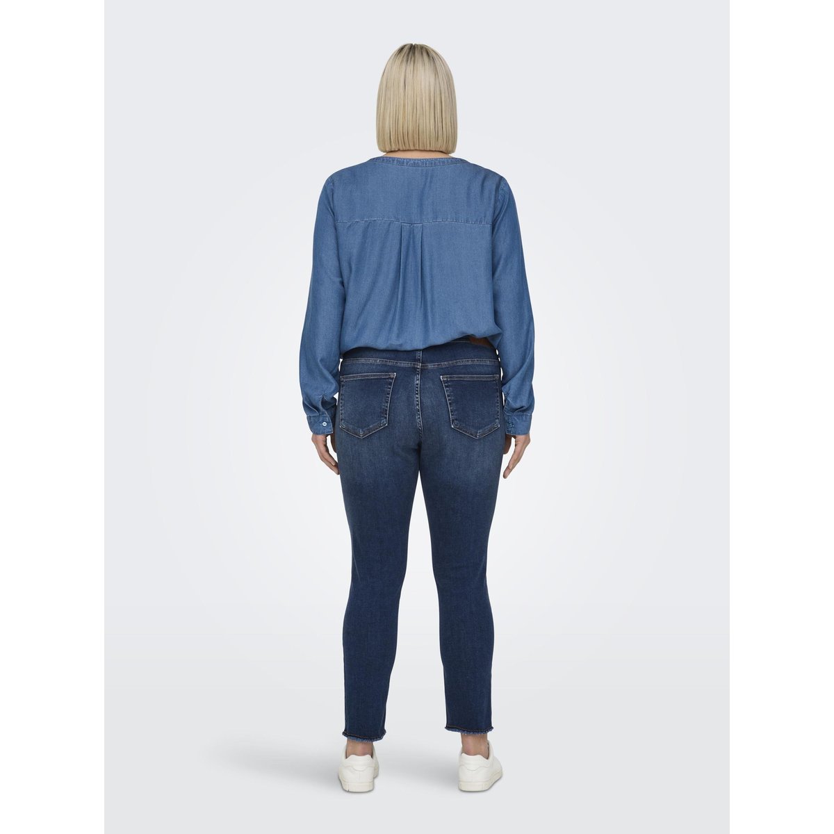 Jean Skinny dark blue denim, ONLY CARMAKOMA