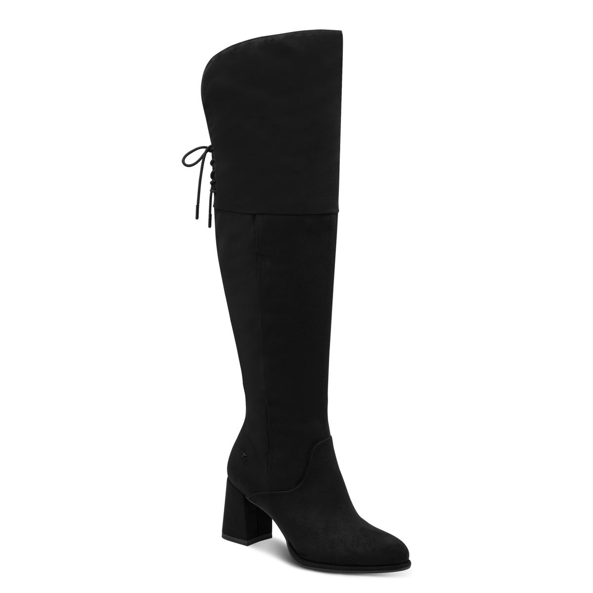 Cuissardes talon bloc noir, TAMARIS