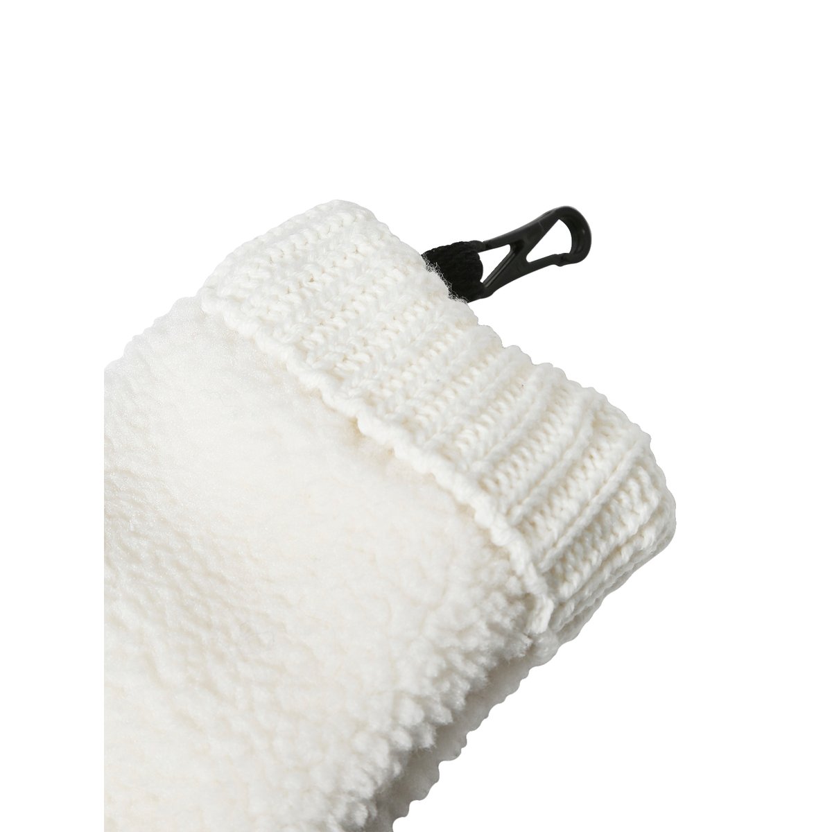 Ensemble "Bear Mood" bonnet + snood + moufles en sherpa écru, VERTBAUDET