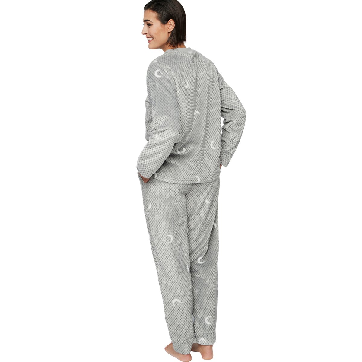 Pyjama pantalon top manches longues P112 ETOILE DE SOIR gris, SELMARK