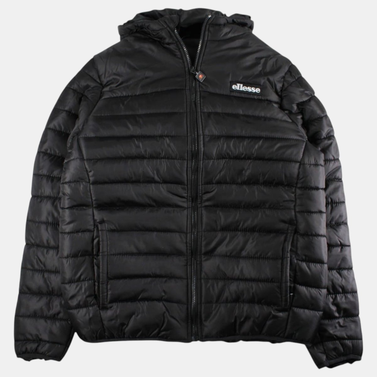 Doudoune matelassée zippée à capuche QUEST noir, ELLESSE
