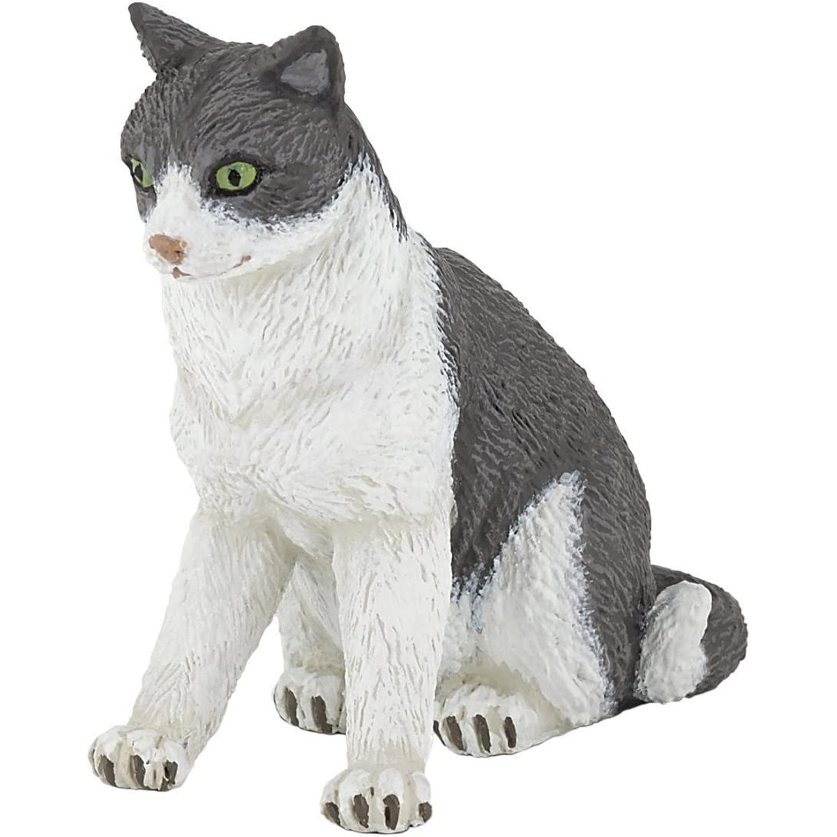 Figurine Chatte assise noir, PAPO