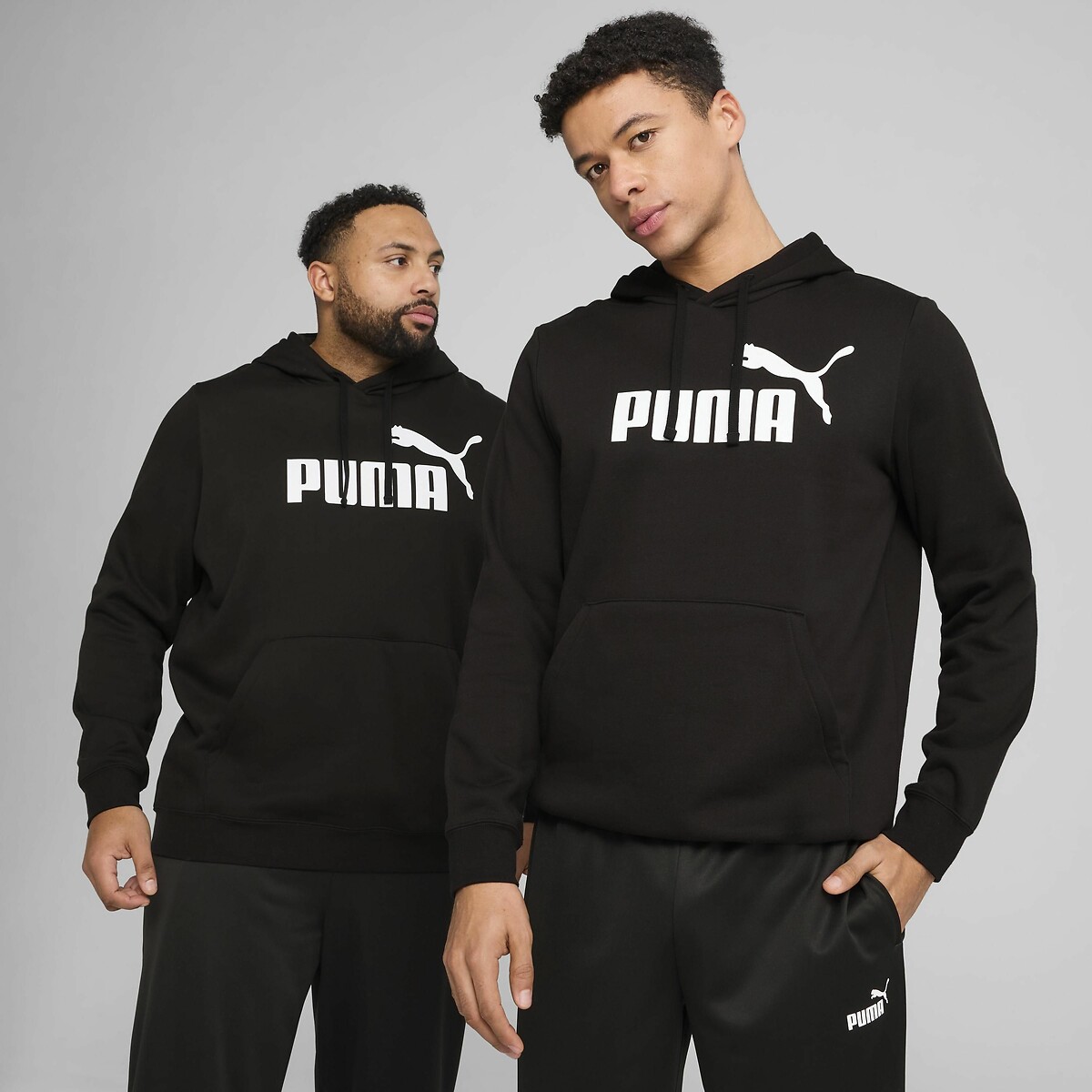 Essential Large Logo Hoodie black, PUMA