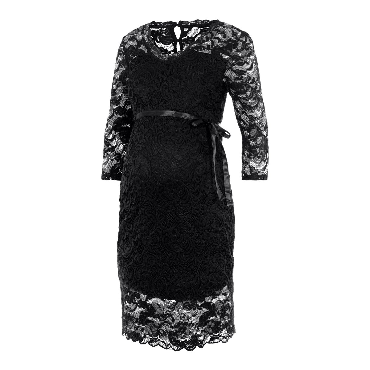 Robe En Dentelle noire - black, MAMA LICIOUS