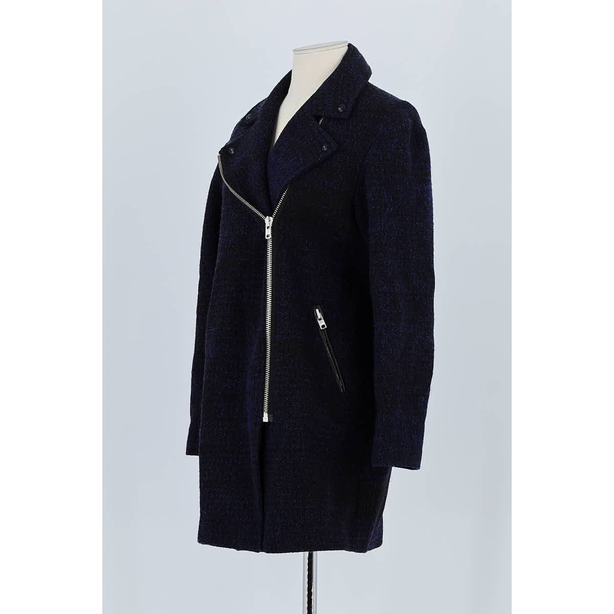 Manteau - Très Bon État marine, SANDRO