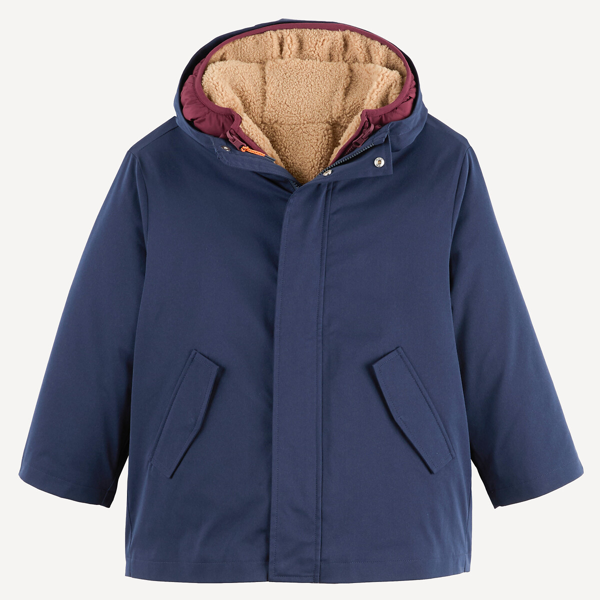 Parka 3 en 1, avec doudoune amovible et réversible bleu marine, LA REDOUTE COLLECTIONS