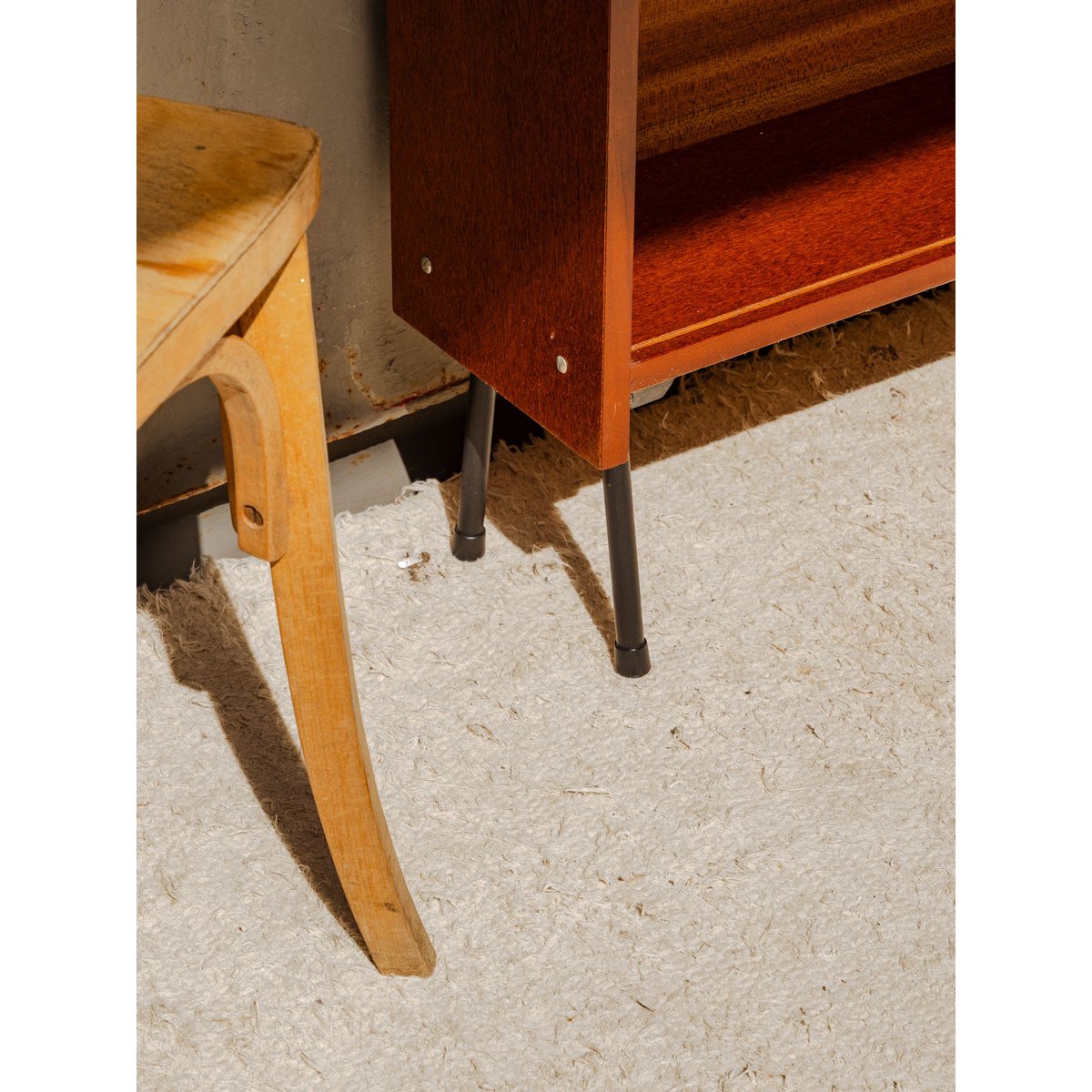 Vitrine en bois Victoria N°1317 - Bon état bois foncé, DEBONGOUT