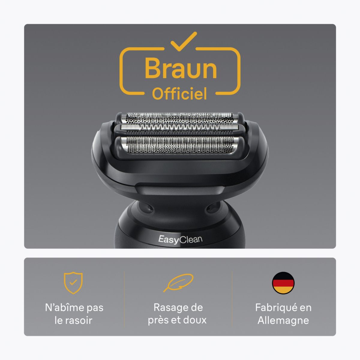 Tête de rasoir pour Series 5 - tête de rasoir 54B couleur unique, BRAUN