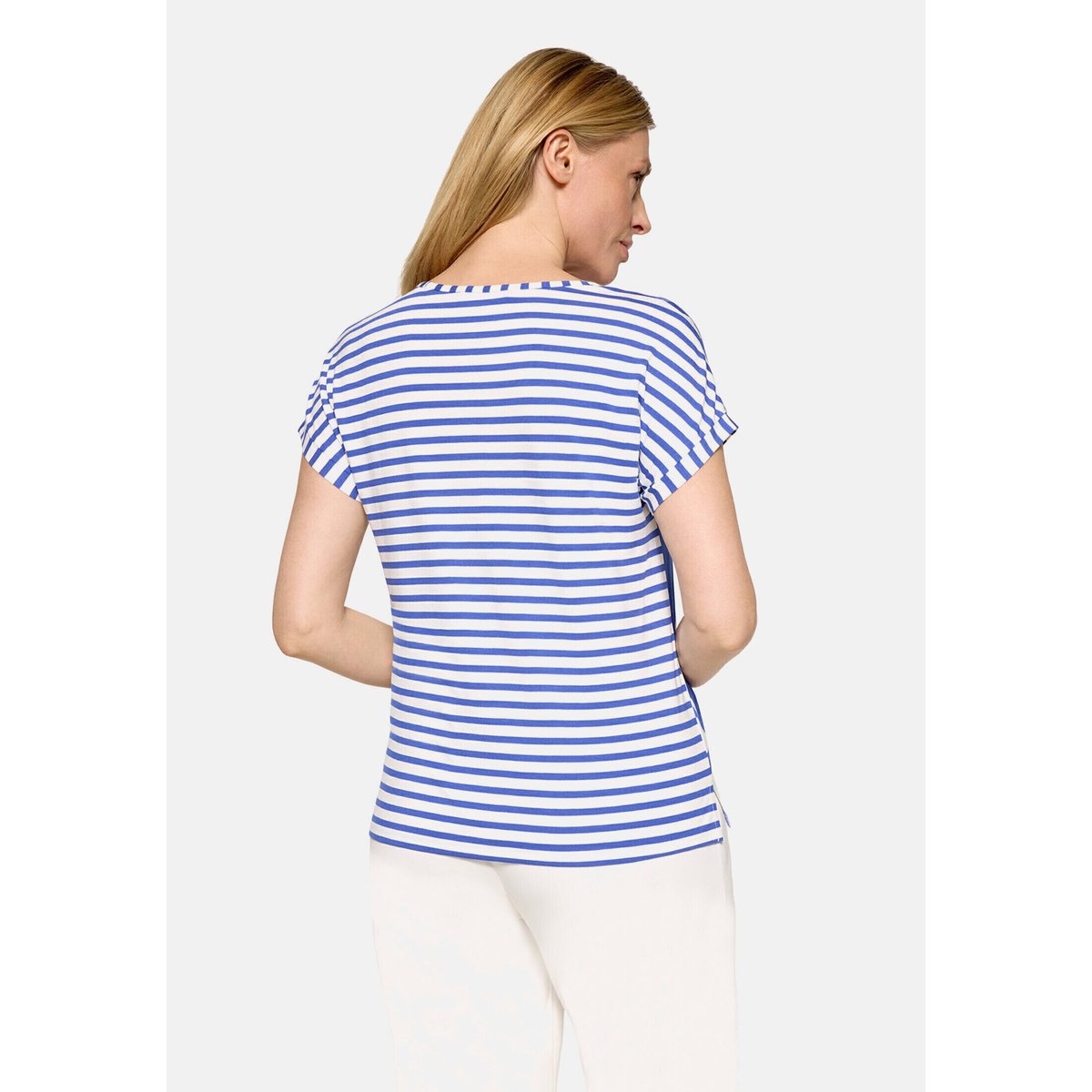 Haut casual à rayures horizontales blanc/bleu, BETTY BARCLAY