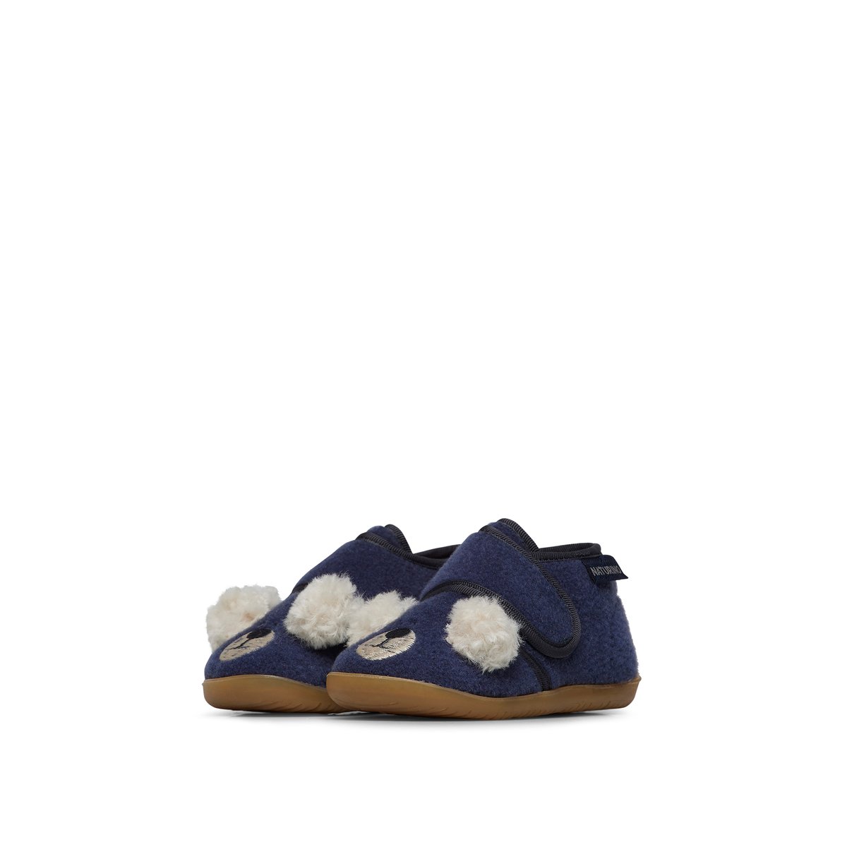Pantoufles en tissu BIDAIM marine, NATURINO