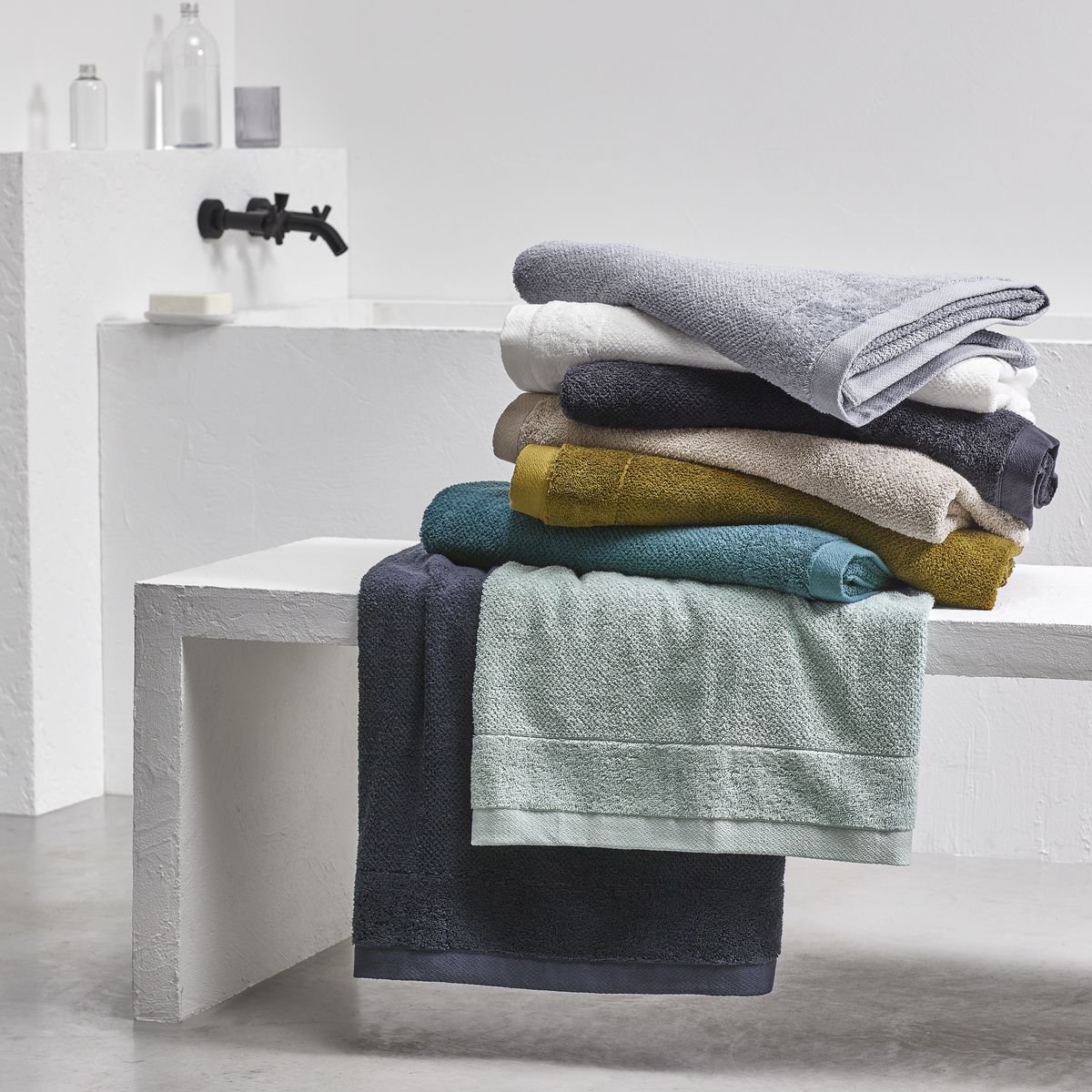 Maxi drap de bain uni BIO ORGANIC bronze, TODAY