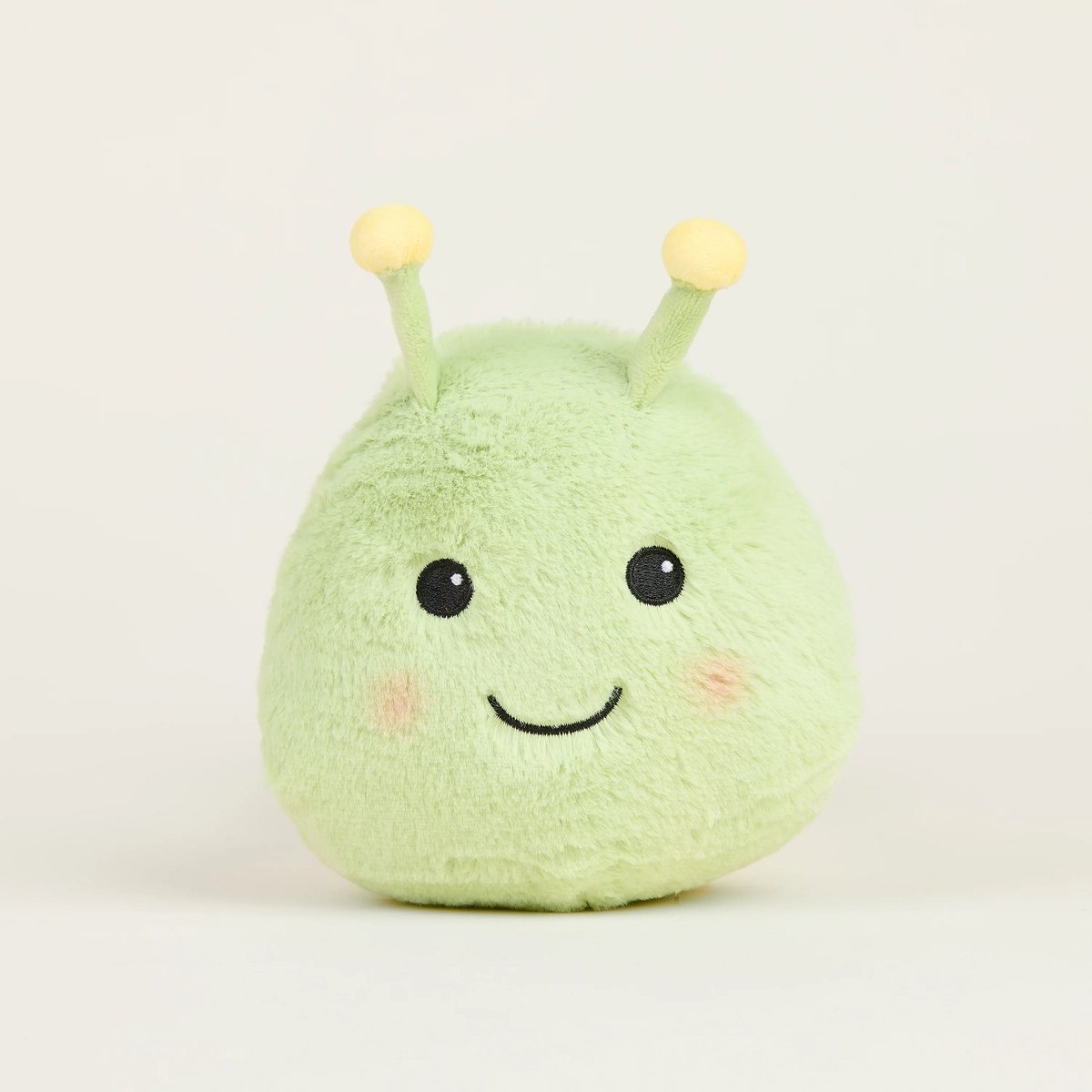 Peluche Bouillotte Chenille Junior verte, WARMIES