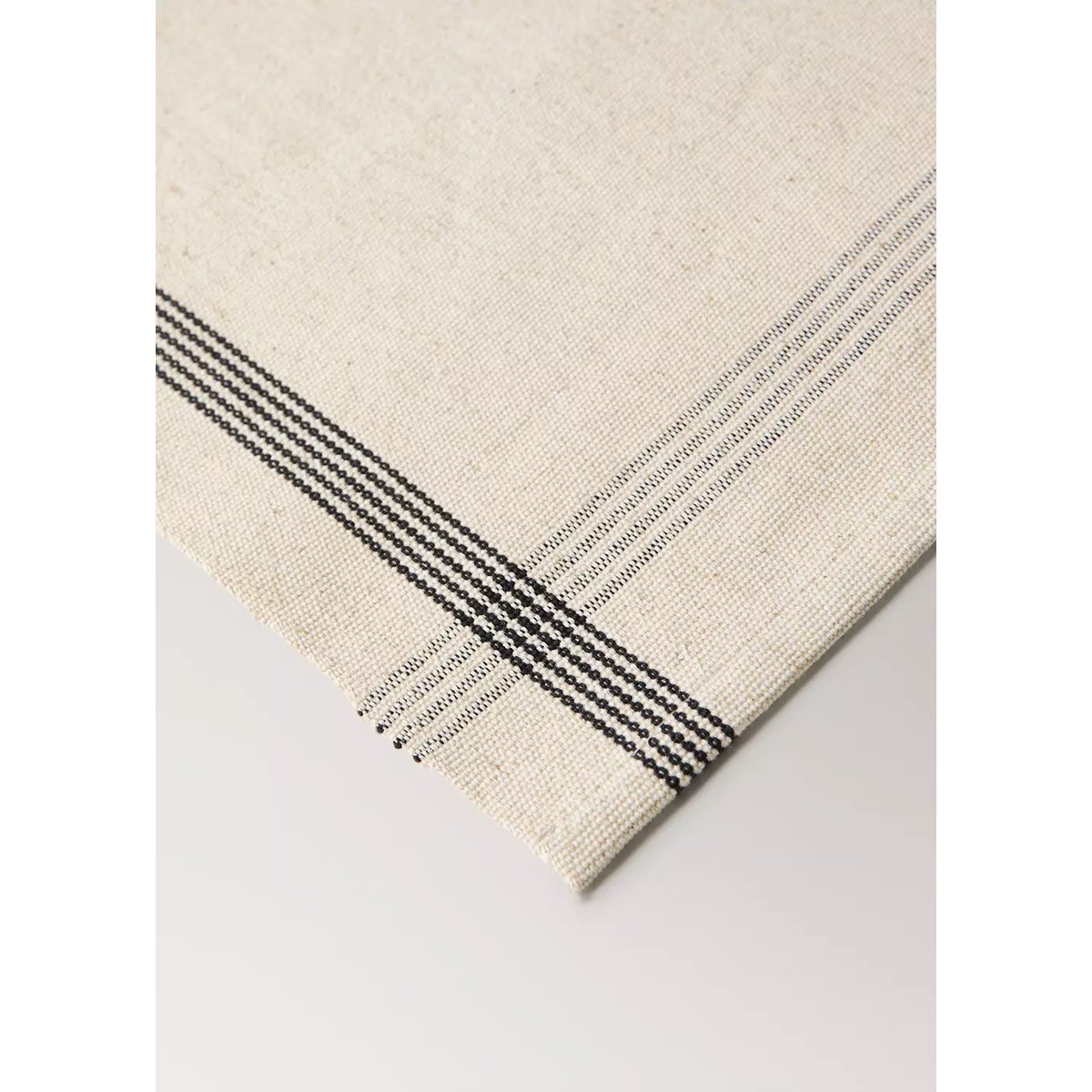 Set de table en coton à rayures écru, MANGO HOME