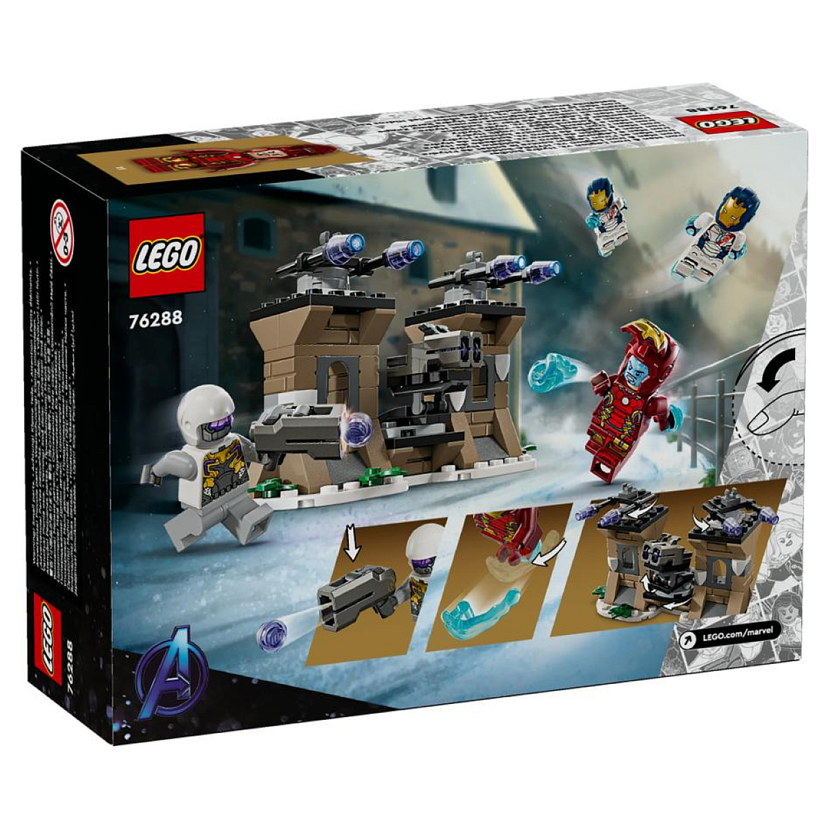 LEGO Marvel Iron Man et l'Iron Legion : Combat contre le soldat de l'Hydra - 76288 multicolore, LEGO
