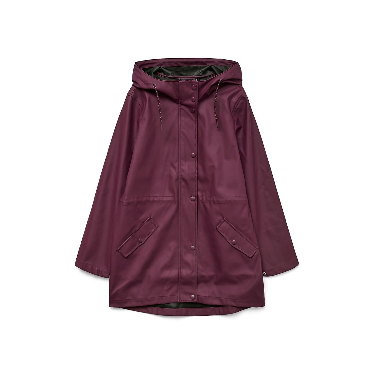 Cerata media lunghezza con cappuccio bordeaux , VERO MODA